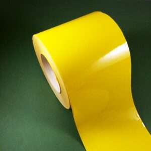 Polyester labels for industrial products