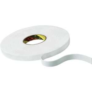 Tape double-sided 3M Scotch-Mount 9508W Heat resistant, acrylic, PE foam base 0.8mm, white