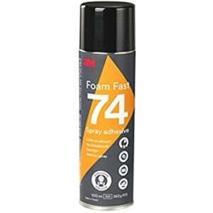 Adhesive aerosol 3M Scotch-Weld 74 For foam and fabrics, clear, spray in a balloon, 500ml