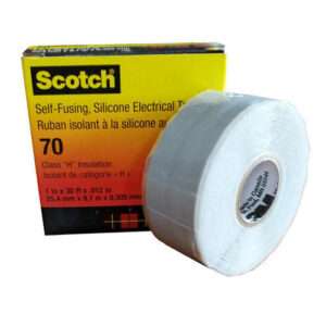 Juosta 3M Scotch 70 termo atspari ir termo aktyvi, pagrindas 0,3mm, pilka